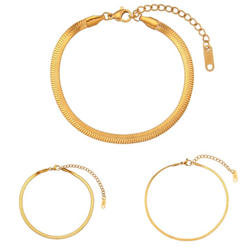 Herringbone Anklet